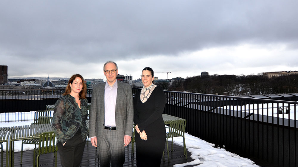 Picture of the leadership group at the rooftop of the faculty of Law