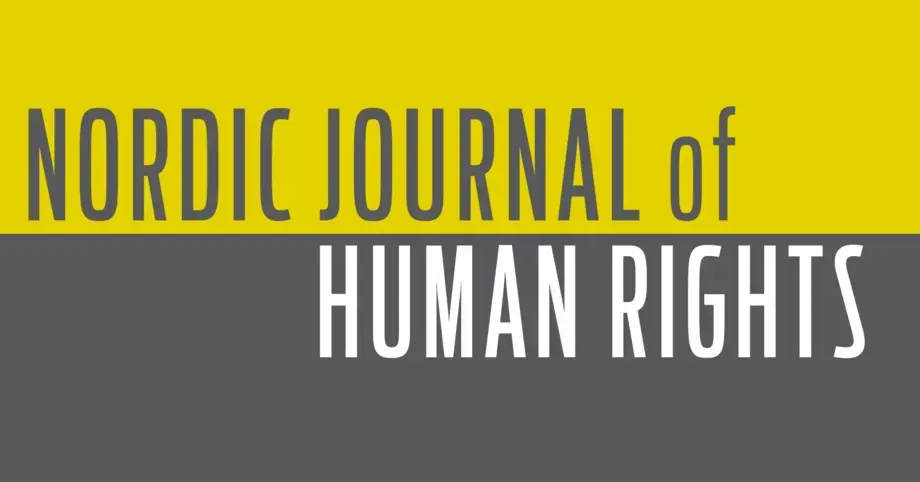 Front page of the Nordic Journal of Human Rights
