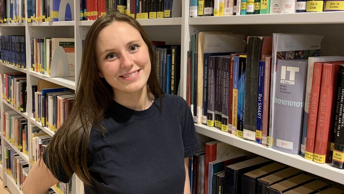 Ida Henriette Toftner, portrettbilde fra biblioteket på Det juridiske fakultet 