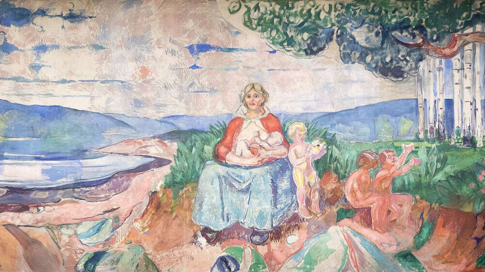 «Alma Mater», Edvard Munch, Universitetet i Oslos kunstsamling, Universitetets aula.