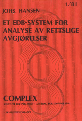 Omslag for CompLex 1981-01