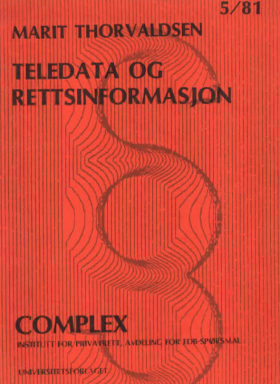 Omslag for CompLex 1981-05