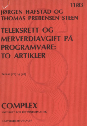Omslag for CompLex 1983-11