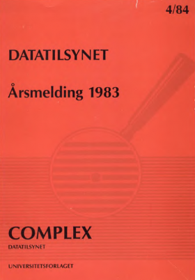 Omslag for CompLex 1984-04