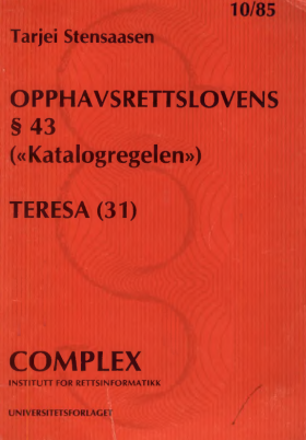 Omslag for CompLex 1985-10