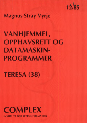 Omslag for CompLex 1985-12