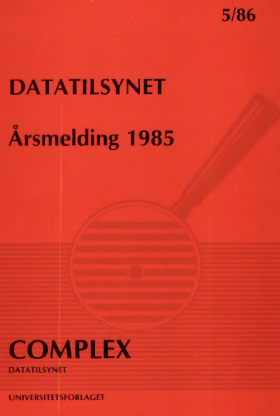Omslag for CompLex 1986-05
