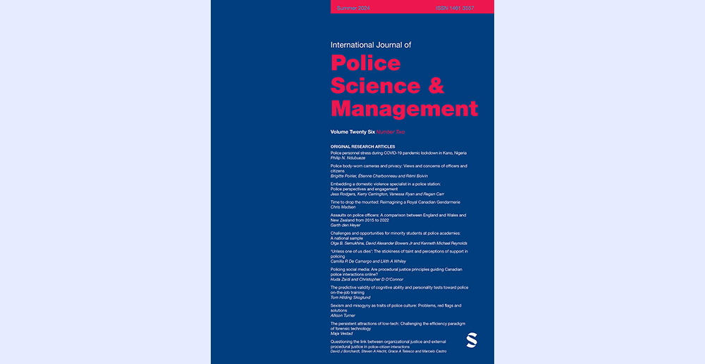 The front page of the journal
