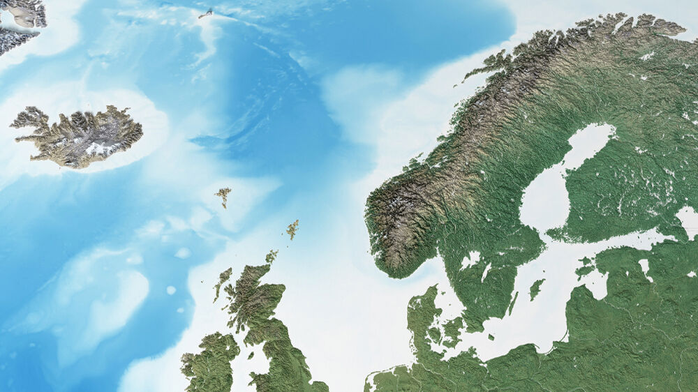 Kart over Norden