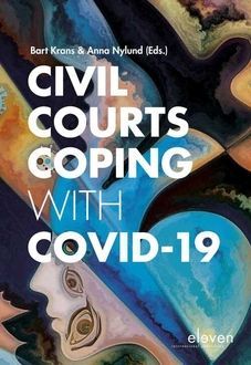 Cover av boken "Civil Courts Coping with covid-19"