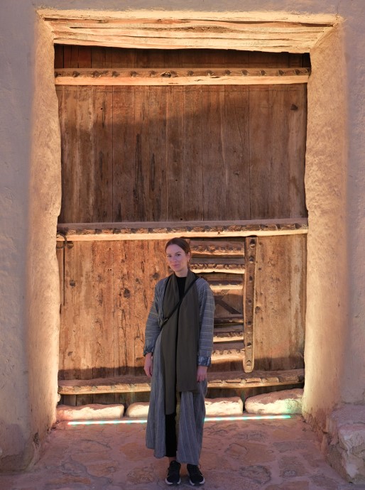 Bilde av Lysa foran en dør