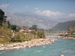 Khimti en elv i Nepal