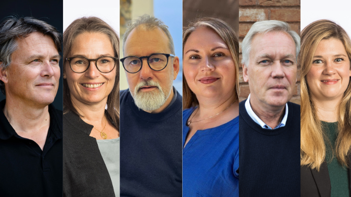 From left: Geir Flikke, Trine Lise Sundnes, Knut A. Asplund, Nataliya Yeremeyeva, Bjørn Engesland, Sofie Høgestøl 