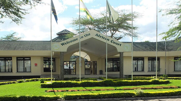 Picture of the main entrance of the African Court