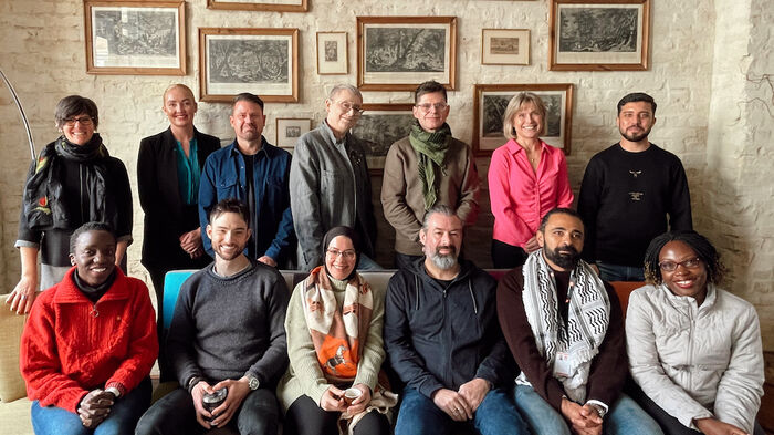 NRC staff and NCHR staff at the training venue in Berlin.