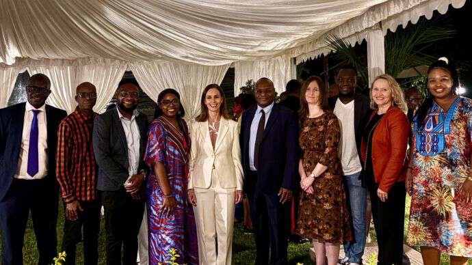 group photo Royal Norwegian Embassy