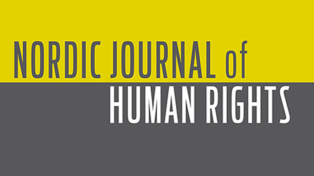 Cover photo of the Nordic Journal of Human Rights 